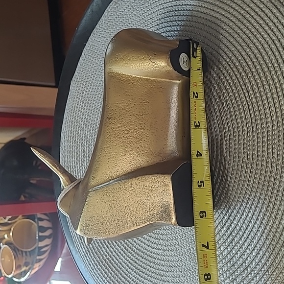 🐂 Metal Longhorn Bull Decor - Picture 9 of 10